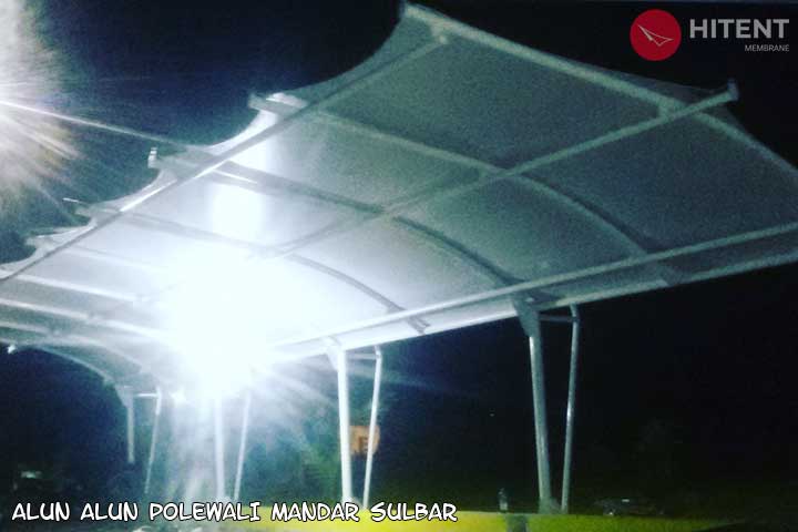 Model Atap Tenda Membrane Modern Untuk Shelter Parkir